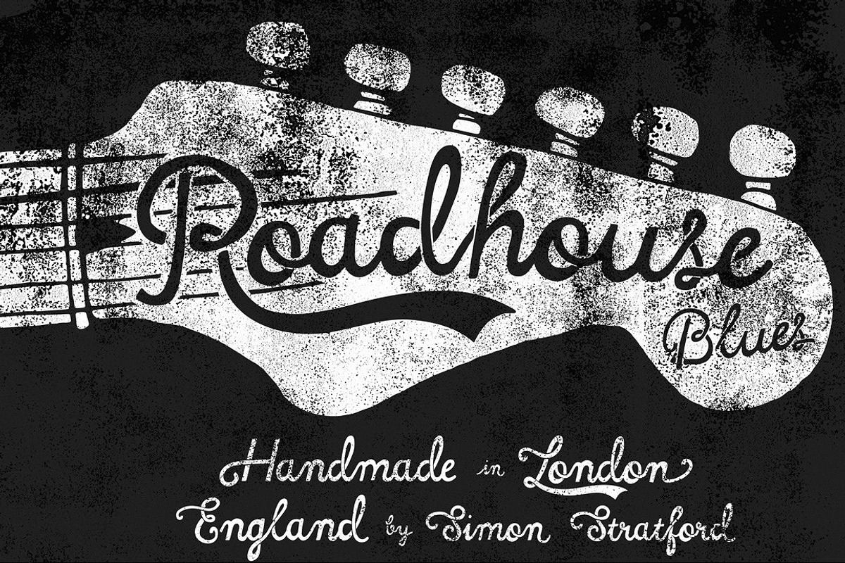 Roadhouse blues font By Simon Stratford I design things for a living check out my work