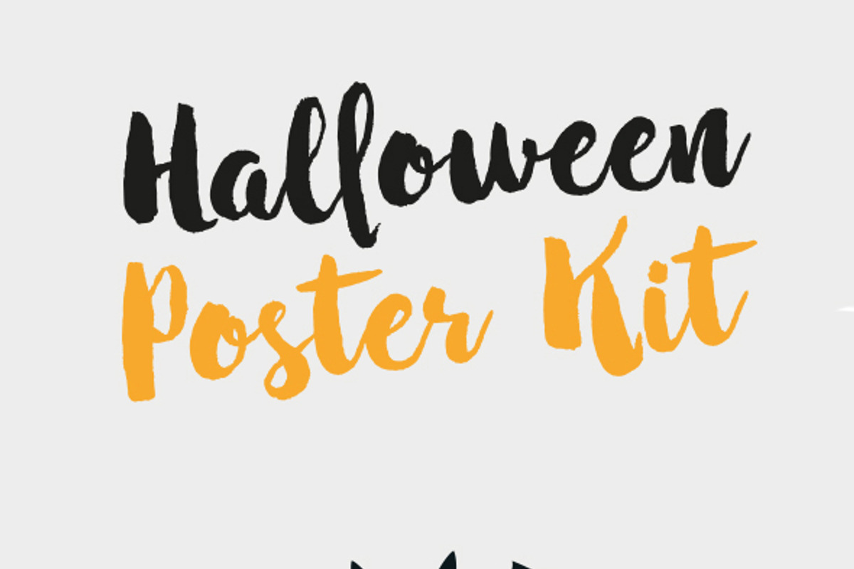 Halloween Poster Kit, an Illustration by lingard design (Photo 2 of 4)