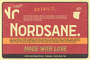 Nordsane - Retro Serif Font, a Serif Font by Snape Design Studio (Thumbnail 4 of 7)