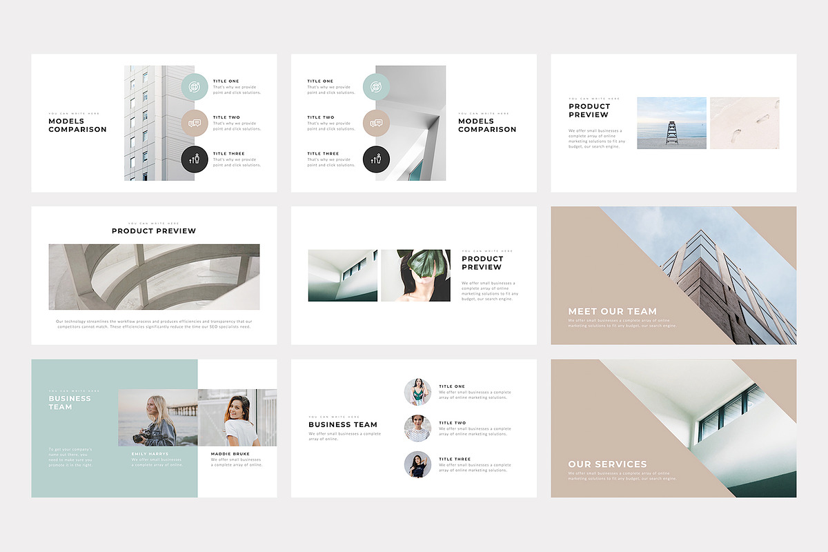 Segoe Minimal PowerPoint Template, a Presentation Template by slidequest (Photo 4 of 18)