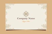 Natural Floral Business card, a Marketing Template by sekitarief (Thumbnail 2 of 3)