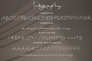 Inkgraphy Handwritten Script Font, a Script Font by MJtypefoundry (Thumbnail 8 of 10)