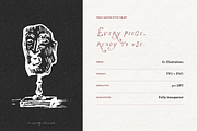 Art Gallery Clipart, Museum Ink Set, an Object Illustration by The October Creative (Thumbnail 6 of 13)