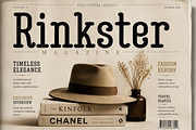 Rinkster - Vintage Serif Font, a Serif Font by Wow Magic (Thumbnail 1 of 4)