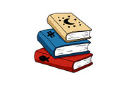 Graduation Books Clipart Set, an Object Graphic by Designs_River (Thumbnail 15 of 16)