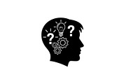 50 Education Learning Silhouette Bun, an Illustration by Creativeshirt (Thumbnail 38 of 51)