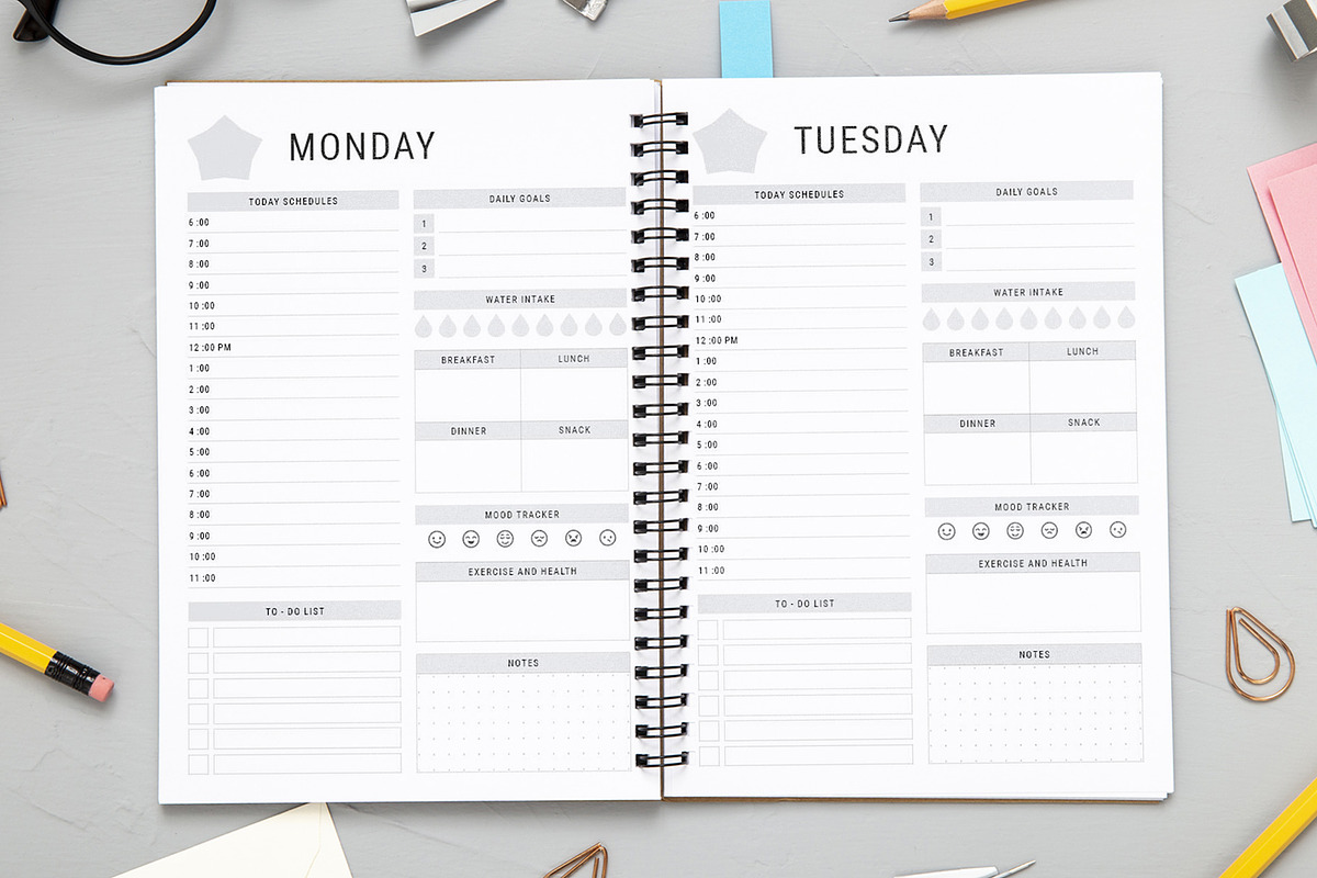 InDesign Ultimate Planner Bundle V.5, a Stationery Template by MNT-Creator
