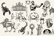 300 TATTOO DESIGNS, an Animal Illustration by Lilithcollageart (Thumbnail 5 of 5)