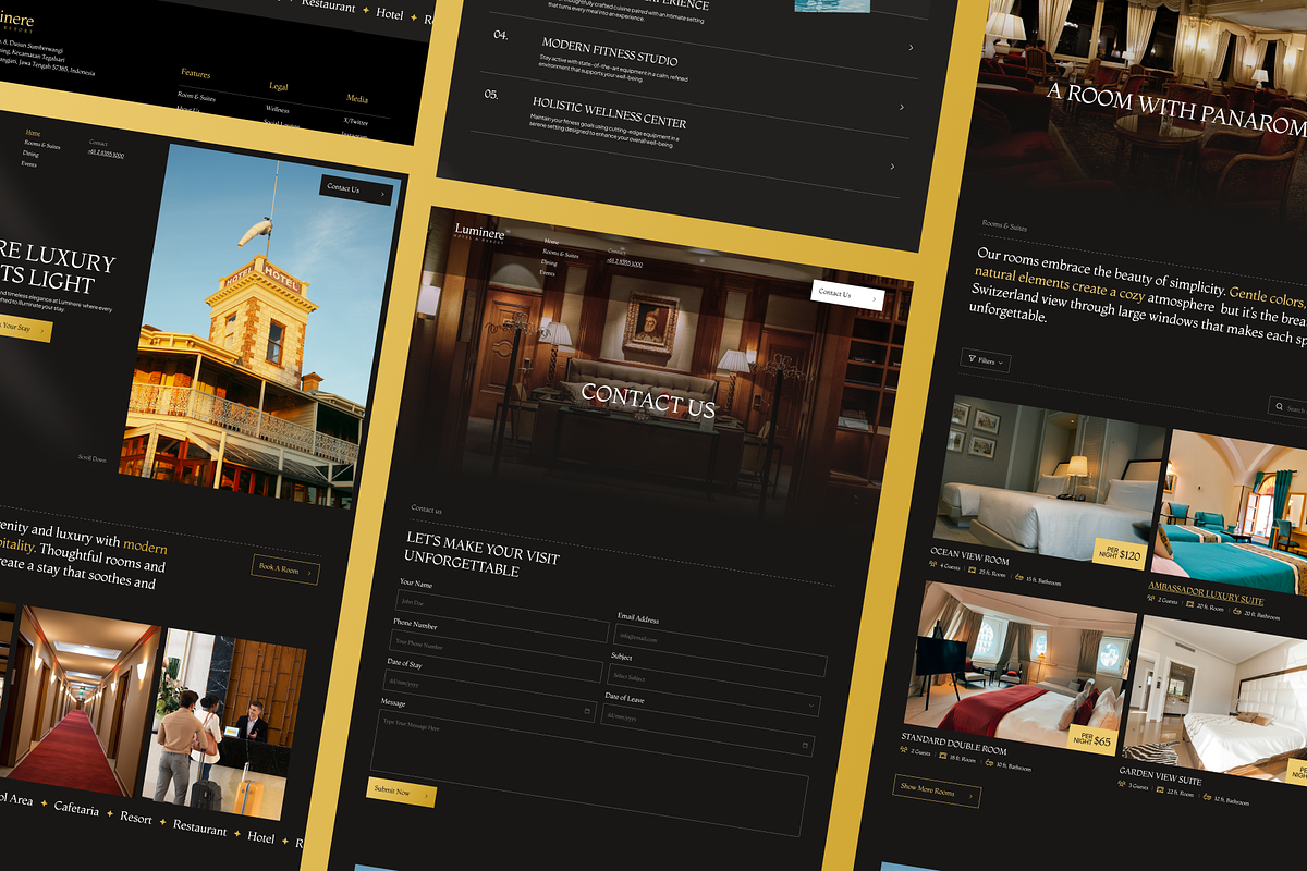 Luminere - Hotel Website, a Landing Page Template by SLAB! Design (Photo 4 of 5)
