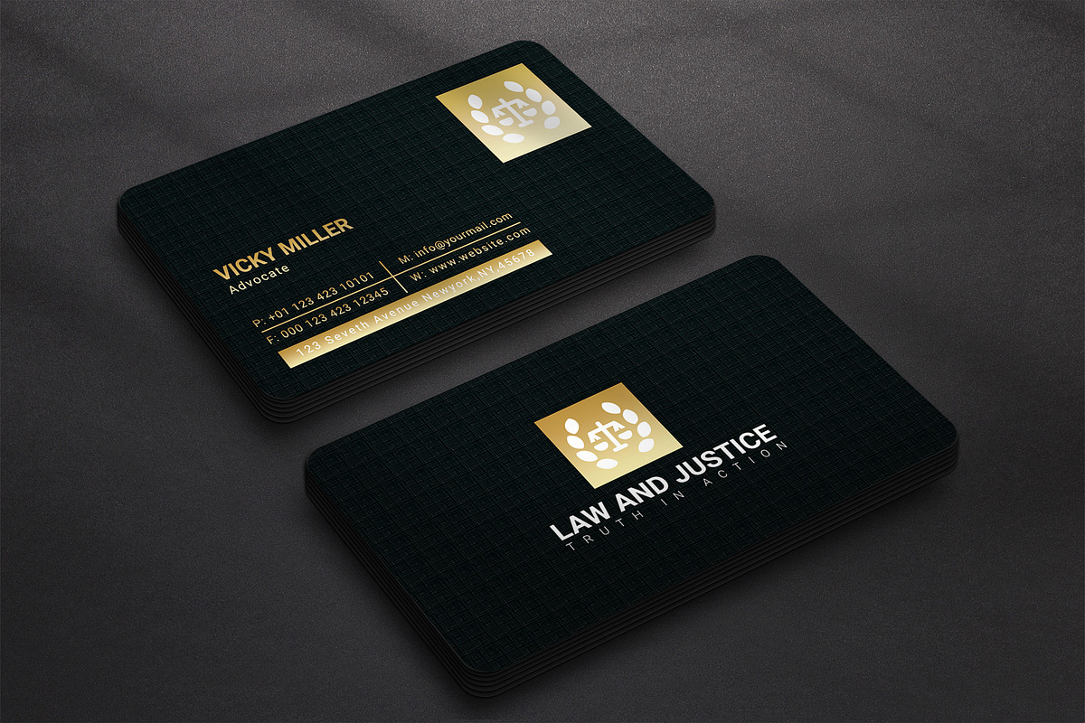 Business card Template & 3 Mock-up, a Business Card Template by Smashing_Studio (Photo 4 of 10)