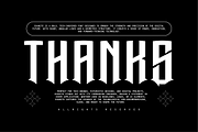 VB Exunite - Futuristic Font, a Serif Font by VALIANTBROTHA (Thumbnail 9 of 9)