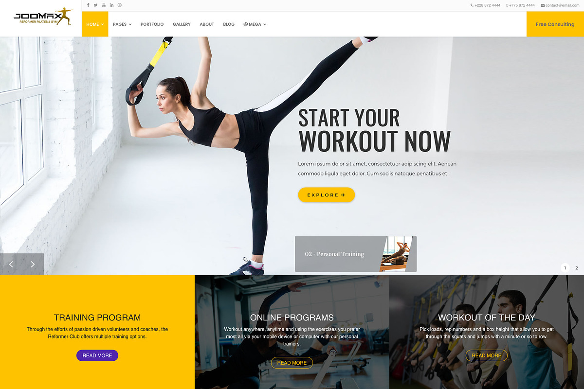JooMax Site Building Kit For Joomla, a Websites & App Template by Webflex (Photo 8 of 10)