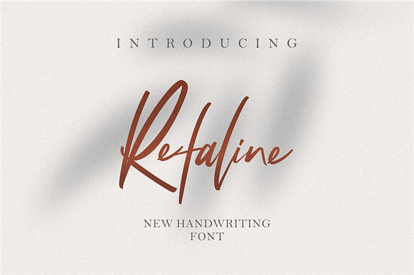 Refaline Handwriting preview 8