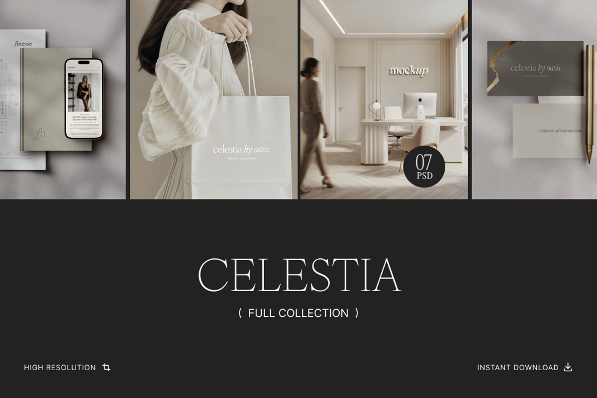 Celestia Mockup Collection, a Mockup by Oasis Mockups (Photo 1 of 10)
