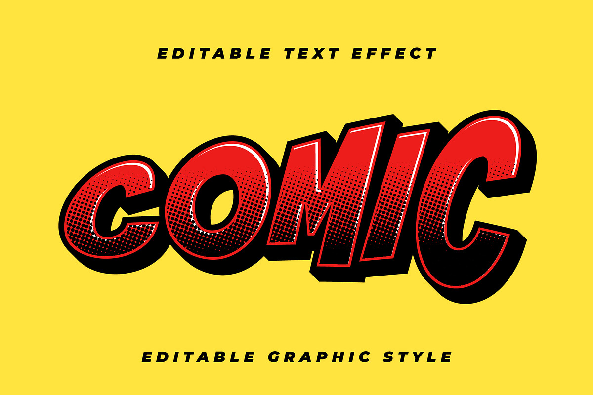 Comic Pop Art Boom Text Effect preview 3