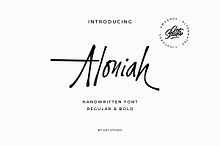 Aloniah - Handwritten Font