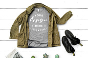 T-Shirt Mockup Bundle Bella Canvas, a Shirt Mockup by lock and page (Thumbnail 56 of 71)