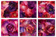 Alcohol Ink Rose Seamless Pattern, a Texture Graphic by Dream Creation (Thumbnail 5 of 6)