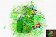 Pet Portrait Watercolor Art Generato, an Action Add-On by Studio Retouch (Thumbnail 6 of 12)
