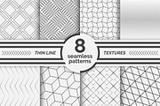 Modern linear seamless patterns, a Pattern Graphic by pattern shop (Thumbnail 1 of 9)