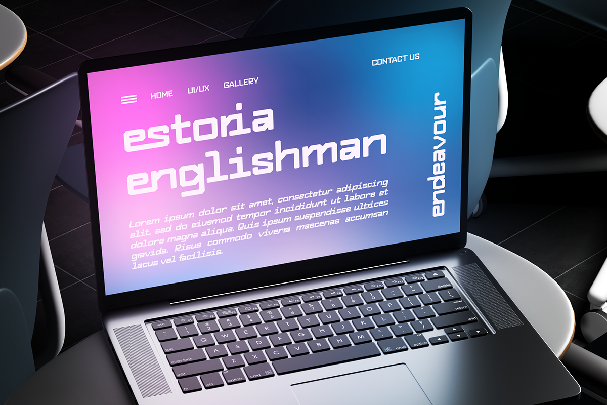 Ersiqust - Futuristic Monospace Font, a Sans Serif Font by RagamKata (Photo 7 of 10)