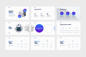 CRYPTO Powerpoint Template Light