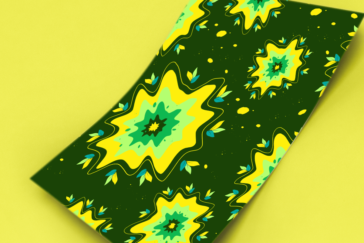 Floral Seamless Pattern Illustration, a Texture Illustration by VL Shop (Photo 6 of 8)