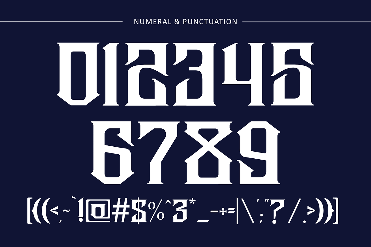 Blackletter Logo Serif - Metal Mesar, a Blackletter Font by Illushvara Design (Photo 12 of 12)