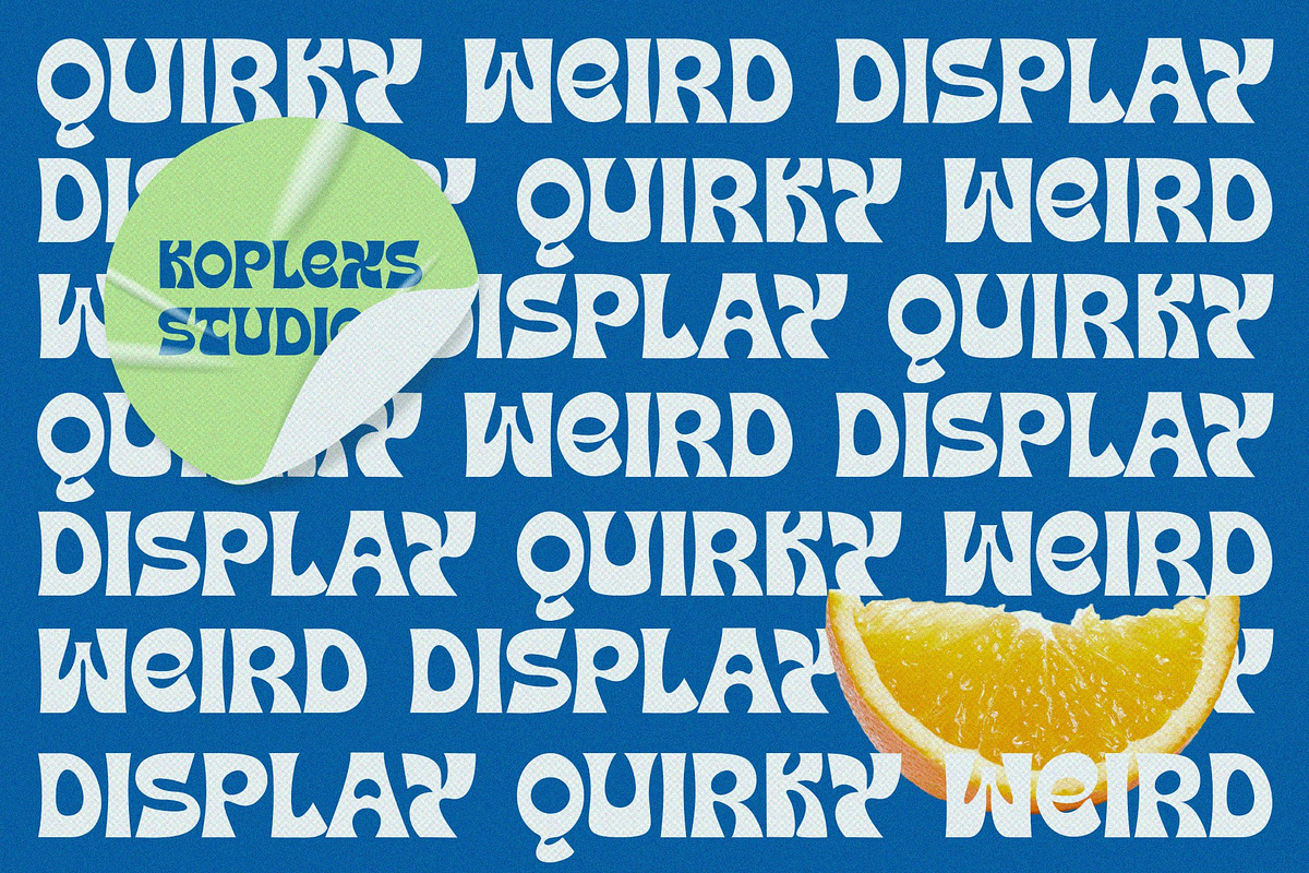 Stun – Display Typeface Font, a Font by Koplexs Studio (Photo 2 of 9)