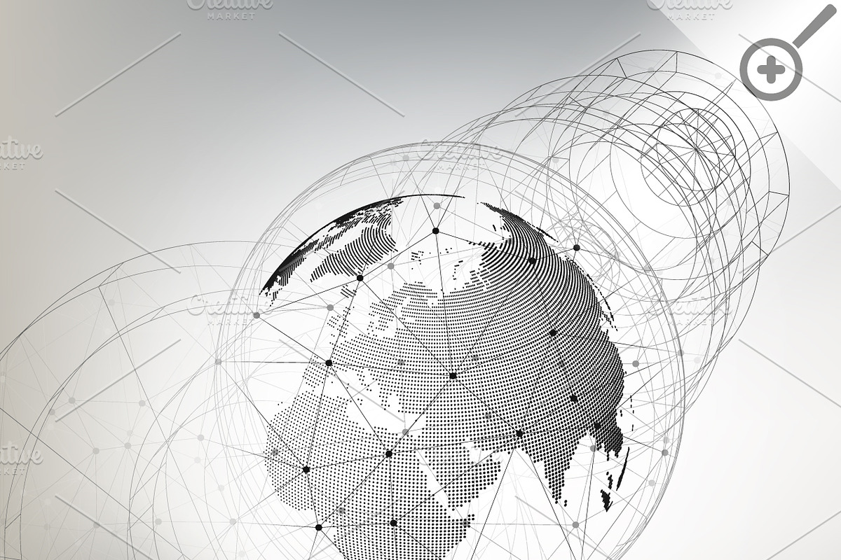 Bundle of 15Abstract 3D world globes, a Technology Illustration by VectorShop (Photo 10 of 15)