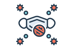 Preventive color icon, a Duotone Icon by Creative priyanka
