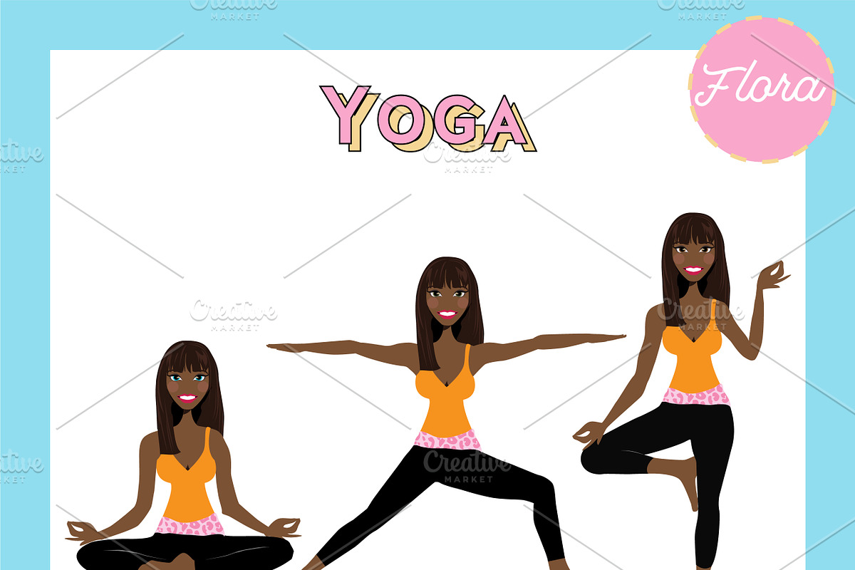 Yoga Teacher Portrait Creator, a Person Illustration by Lauren Lesley Studio (Photo 13 of 43)
