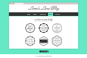 Honeycomb Geometric Badges Vector, a Templates & Theme by theBrandLab.io (Thumbnail 2 of 2)