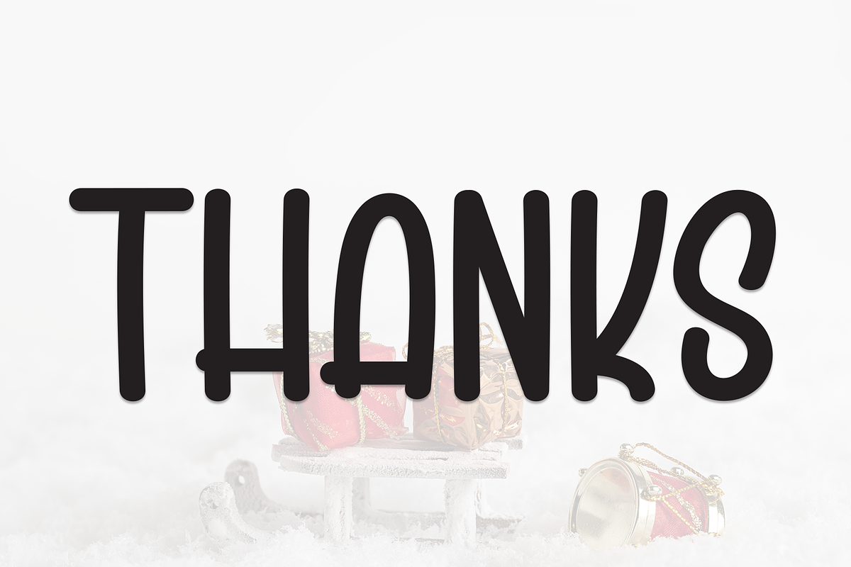 Santa Train | Script Font, a Script Font by Scratchones (Photo 8 of 8)