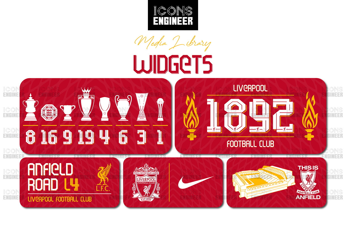 Liverpool FC 23/24 Theme Pack | Home, an Icon by IconsEngineer (Photo 6 of 11)