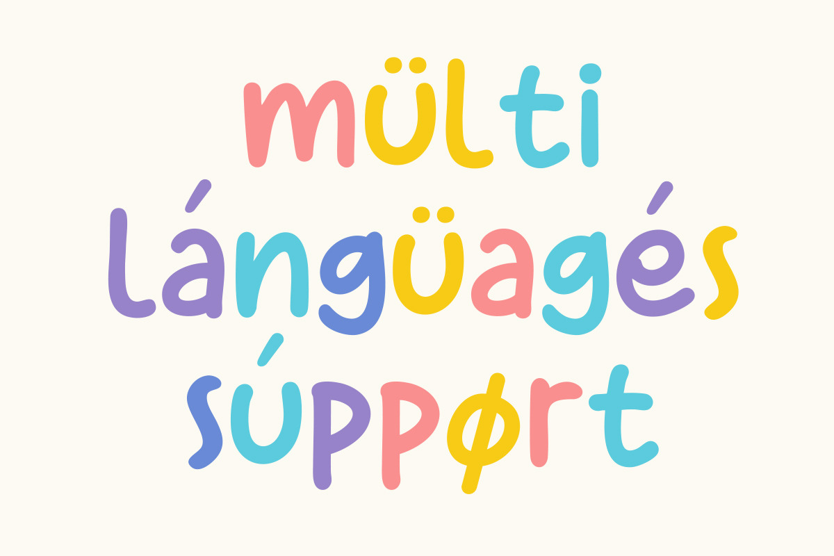 Super Kiddy Sans | Cute-Font, a Sans Serif Font by Scratch Design (Photo 3 of 13)
