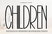 Children, a Sans Serif Font by FreshTypeINK (Thumbnail 1 of 8)