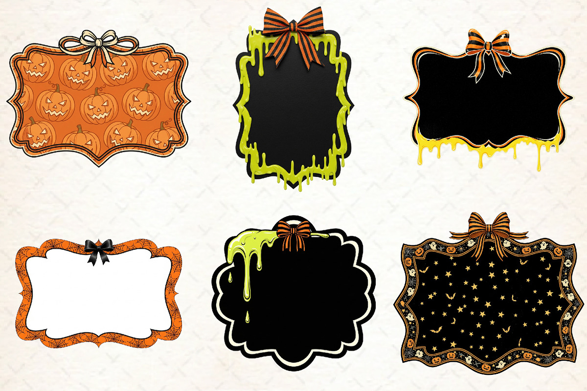 Coquette Halloween Frame Sublimation, an Illustration by Libby Wishes (Photo 4 of 6)