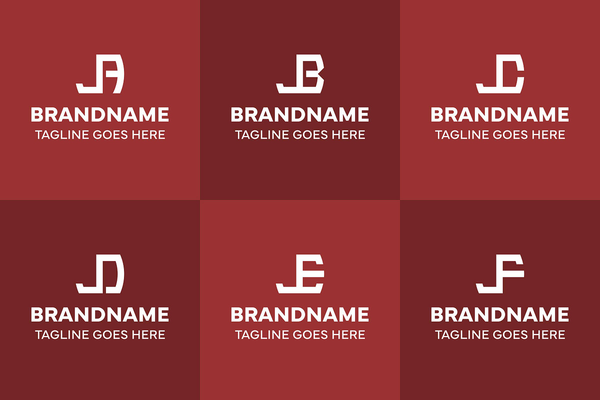 Letters JA JB JC JD JE JF Logo, a Branding & Logo Template by Pray Art Design Studio (Photo 2 of 2)