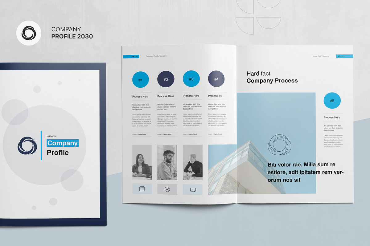 Company Profile | CANVA, a Brochure Template by KreateTribe (Photo 4 of 11)