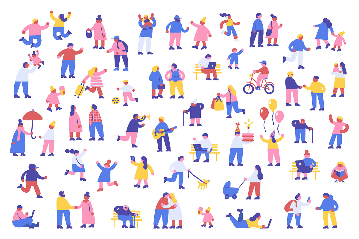 Tiny people crowd, a Person Illustration by Vector_Art (Photo 2 of 12)