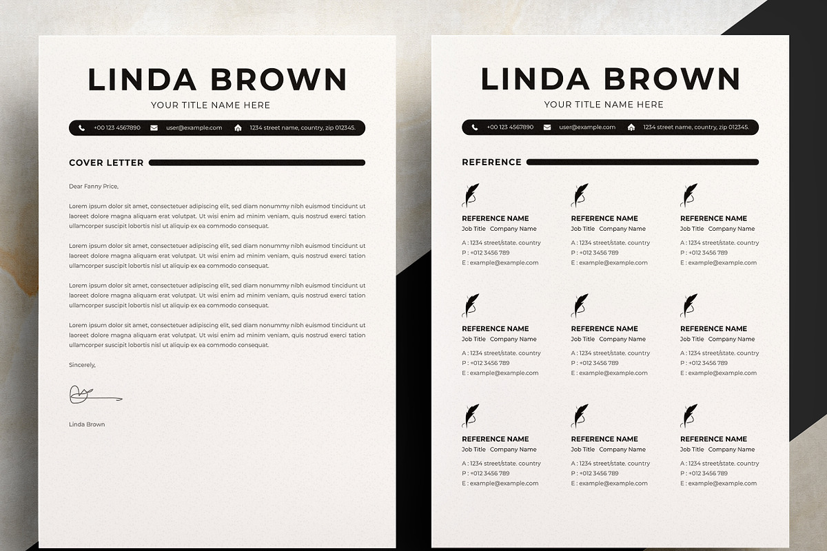 Artistic Resume Design for Designers, a Resume Template by ResumeInventor (Photo 3 of 7)