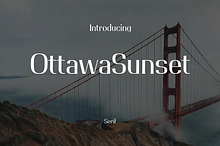 Ottawa Sunset Slab Serif Font