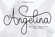Angelina, a Handwritten Font by InermediaSTUDIO (Thumbnail 4 of 7)
