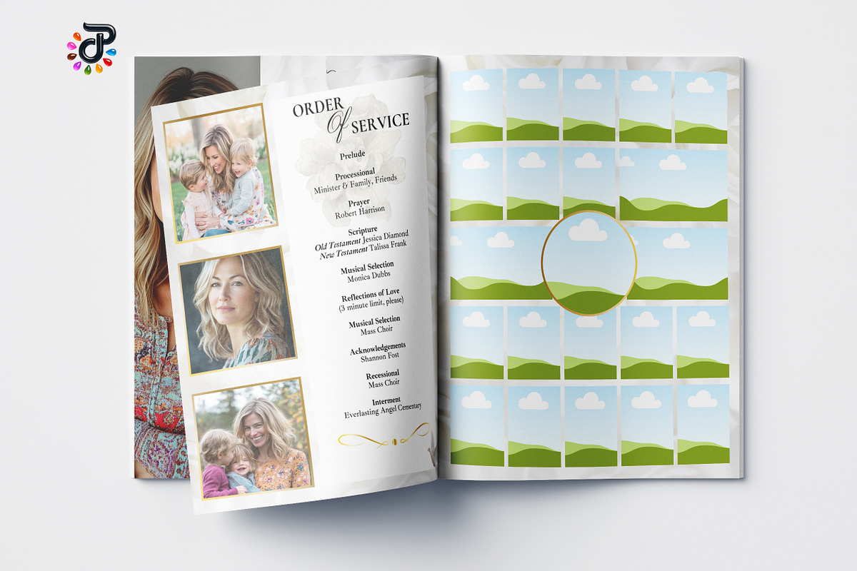 Elegant Canva Obituary Template, a Brochure Template by Protech Design ENT (Photo 7 of 9)