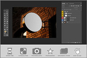 Round Shop Sign Mockup Rustic Wa PSD, a Product Mockup by Bruno's Shop (Thumbnail 3 of 4)