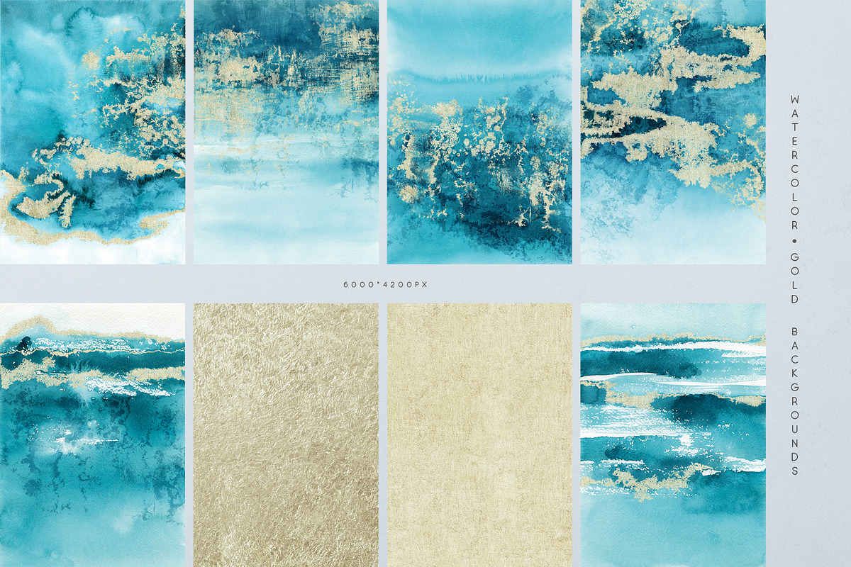•Updated• AZURE Backgrounds set, a Texture Graphic by Anastezia Luneva