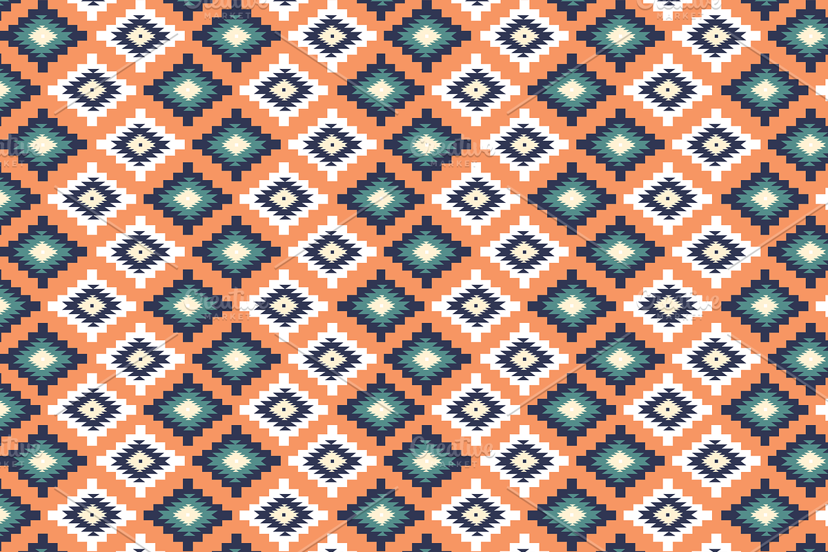 Tribal Backgrounds,Ikat Navajo Aztec preview 3