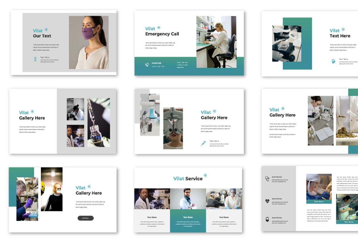 Vilat Medical PowerPoint, a Presentation Template by Overcloud (Photo 3 of 4)