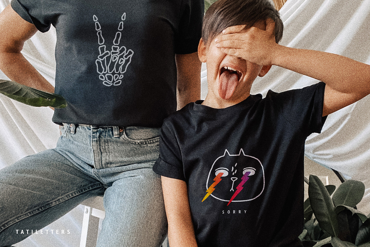 Rebel Kids collection, an Illustration by tatiletters (Photo 8 of 10)